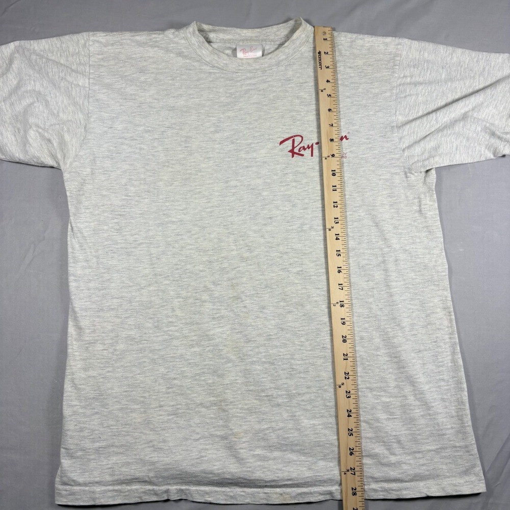 Vintage Ray-Ban 1992 US Olympic Team T-Shirt XL Gray Bausch & Lomb USA Made 90s - Picture 6 of 11